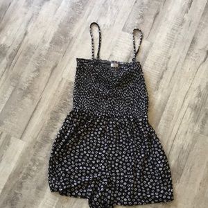 Ardene jumpsuit, shorts, black and white